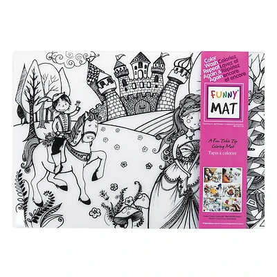 Coloring Mat - Princess