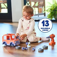 Voiture Construction Bluey