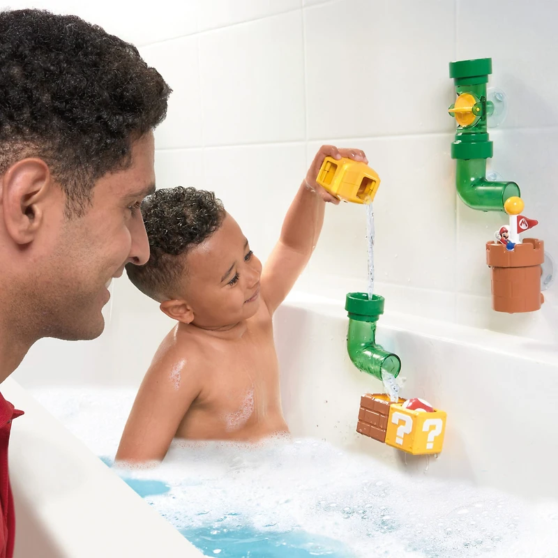 Ensemble Jouet Bain Tuyaux Super Mario Bros