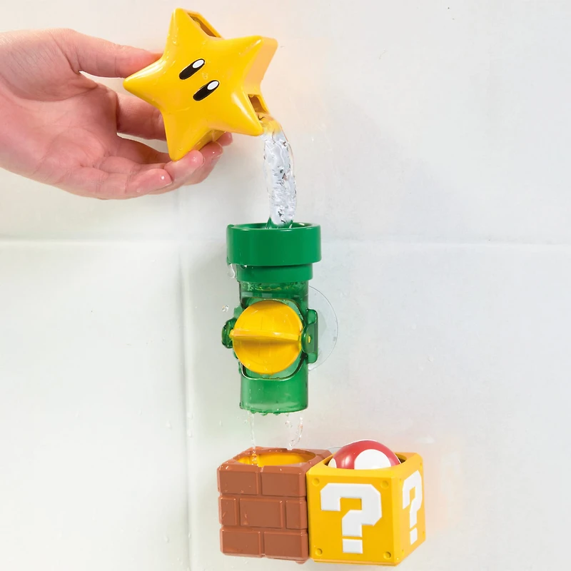 Ensemble Jouet Bain Tuyaux Super Mario Bros