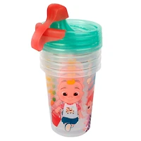 Gobelets à Bec Cocomelon 10oz Paquet de 4