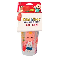 Gobelets à Bec Cocomelon 10oz Paquet de 4