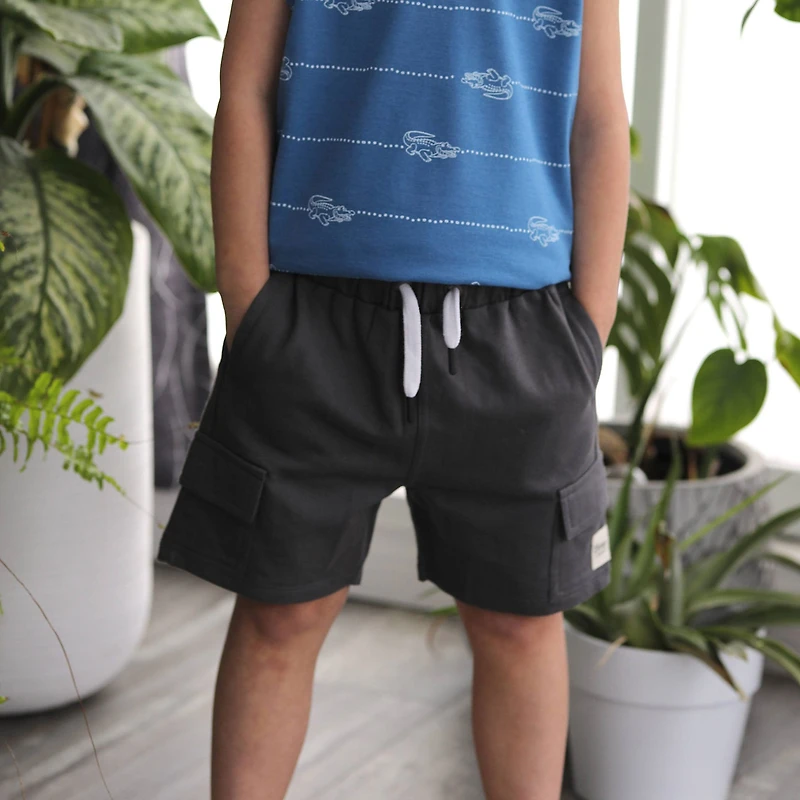Short Cargo Charcoal 2-8ans
