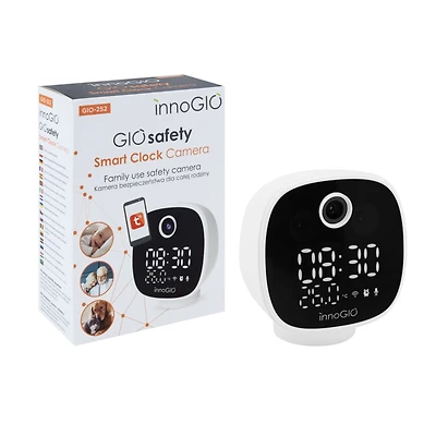 GIOsafety Smart Clock Wi-Fi Camera