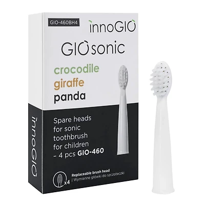 Gio Sonic Spare Heads460 (2) - Crocodile/Giraffe/Panda