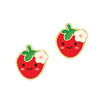 Boucles d'Oreille - Fraise