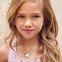 Charming Whimsy Necklace and Earring Gift Set - Unicorn Dreams