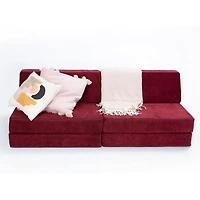 Complete Modular Sofa - Cranberry Rain