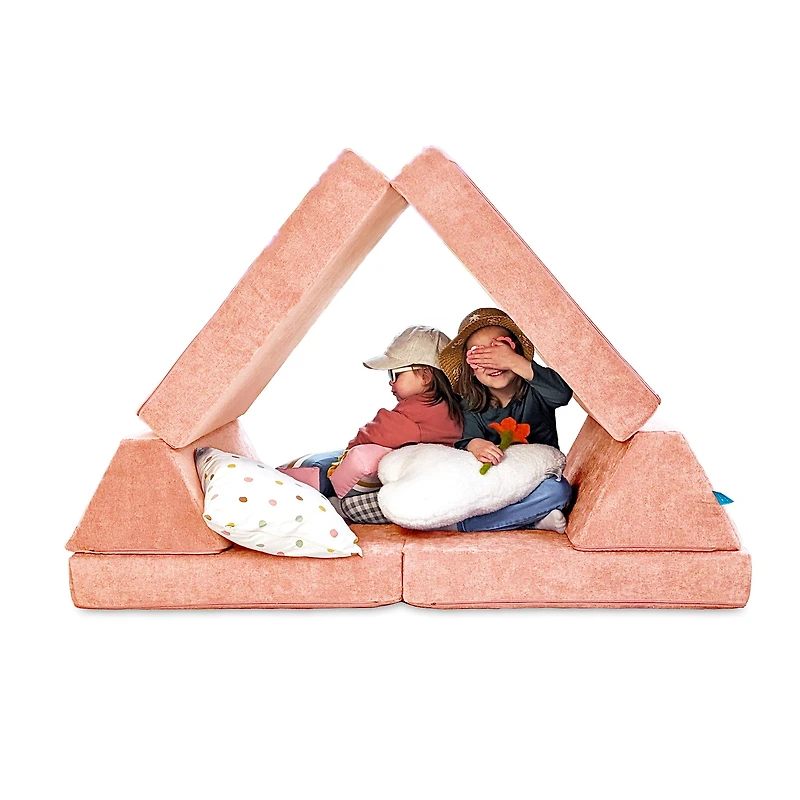 Complete Modular Sofa - Peach Party