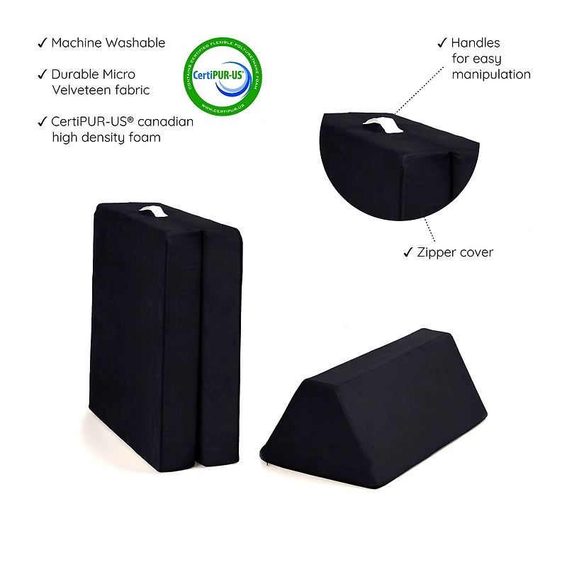 Half Modular Sofa - Blackberry Shadow
