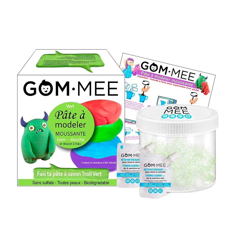 Foaming Playdough Kit - Troll