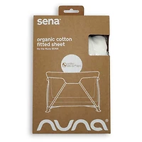 Organic Cotton Fitted Sheet for Nuna Sena Playard