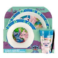 3 Pieces Dinner Set - Stitch