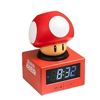 Réveil Lumineux Super Mario Champignon