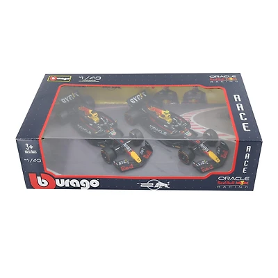 Ensemble de 2 Modèles Voitures  F1 - Max Verstappen / Sergio pérez