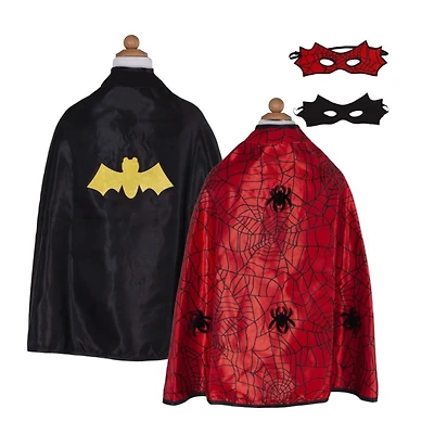 Reversible Spider/bat Cape and Mask 4-6y