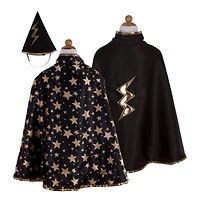Reversible Wizard Cape & Hat - Size 4-6y