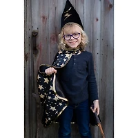 Reversible Wizard Cape & Hat - Size 4-6y