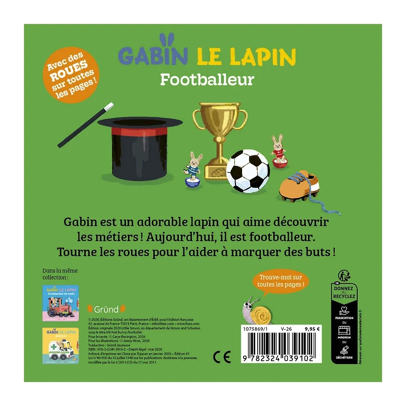 Gabin Le Lapin - Footballeur