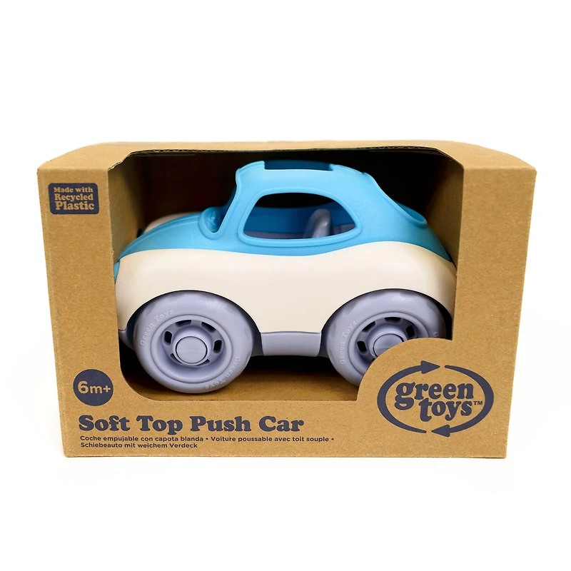Soft Top Push Car Blue & Purpl