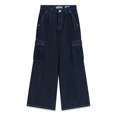 Wide Leg Cargo Jeans 7-14