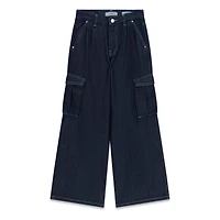 Wide Leg Cargo Jeans 7-14