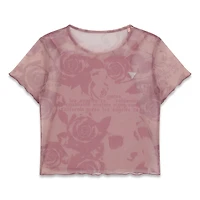 T-shirt Mesh Floral 7-14ans