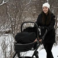 3-in-1 Car Seat Cover / Poncho - Black