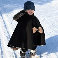 3-in-1 Car Seat Cover / Poncho - Black