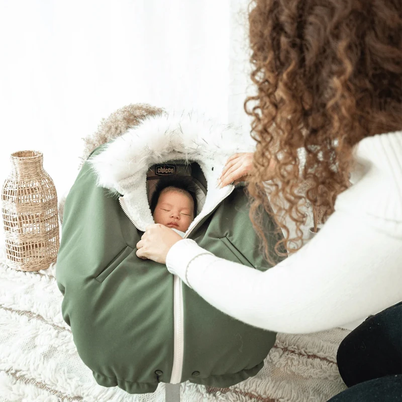  3in1 Car Seat Cover Poncho - Green