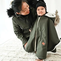  3in1 Car Seat Cover Poncho - Green