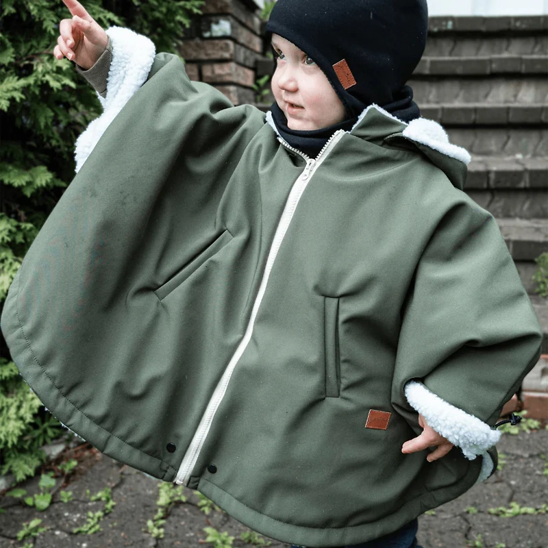  3in1 Car Seat Cover Poncho - Green