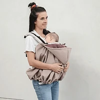 3-in-1 Mid-season Car Seat Cover / Poncho - Plum