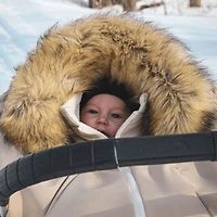 3-in-1 Car Seat Cover / Poncho - Tan