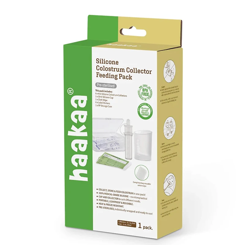 Ensemble Collecteur de Colostrum en Silicone