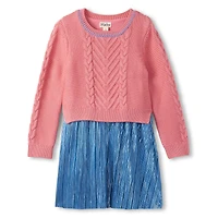 Robe Rose 3-8ans