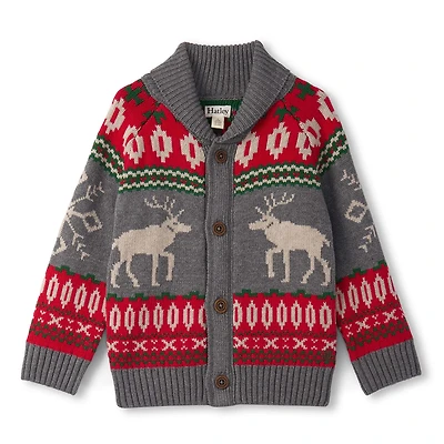 Elk Winter Cardigan 3-8