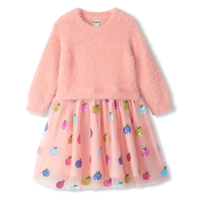 Apple Sequins Dress 3-8y