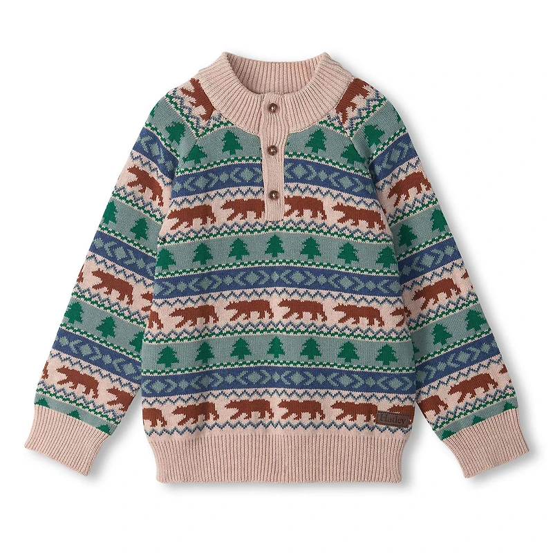 Pull Tricot Ours Fairilse 3-8ans