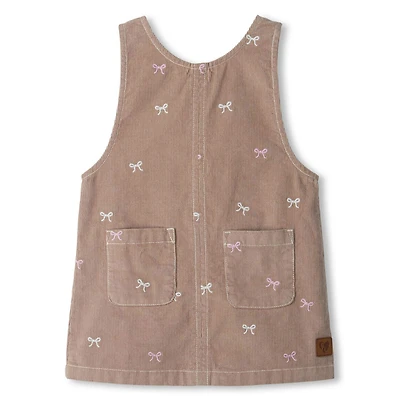 Bow Corduroy Dress 3-24m