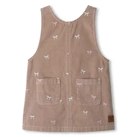 Bow Corduroy Dress 3-24m