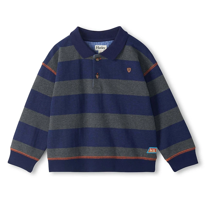 Stripes Fleece Polo 3-8y
