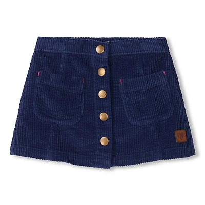 Navy Skirt 4-8y