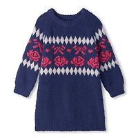 Bow Sweater Dress 3-8y