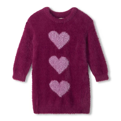 Hearts Sweater Dress 3-8y