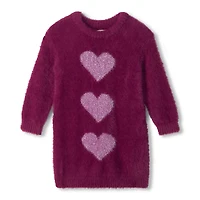 Hearts Sweater Dress 3-8y