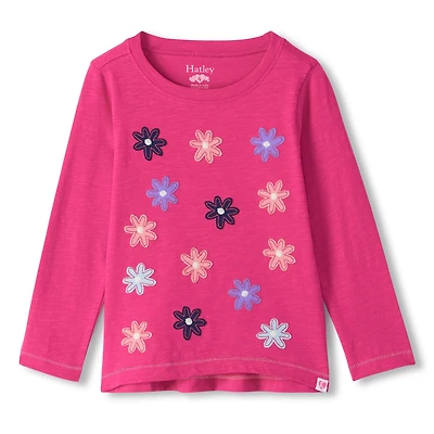 Flowers T-shirt 3-8y