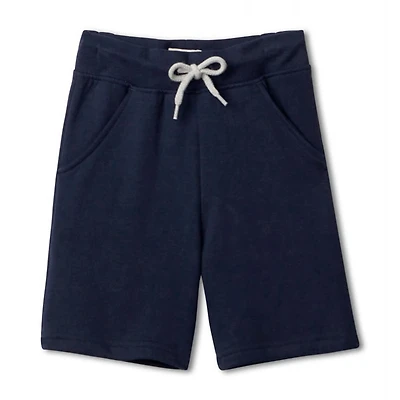 Navy Terry Shorts 2-8y