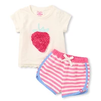 Ensemble Fraise 6-24mois