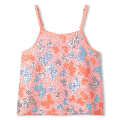 Butterflies Sequin Top 4-8